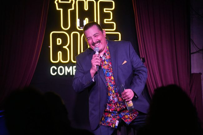 Big Al Gonzales live on stage at The Riot Comedy Club